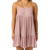 image:imageONEILL Womens Saltwater Solids Rilee Mini CoverUp Dress  Lightweight Crinkle Fabric Adjustable StrapsOrchid