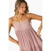 image:imageONEILL Womens Saltwater Solids Rilee Mini CoverUp Dress  Lightweight Crinkle Fabric Adjustable StrapsOrchid