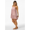 image:imageONEILL Womens Saltwater Solids Rilee Mini CoverUp Dress  Lightweight Crinkle Fabric Adjustable StrapsOrchid