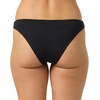 image:imageONEILL Womens Saltwater Solids Rockley Medium Bottoms  Medium Coverage Clean FinishBlk