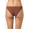 image:imageONEILL Womens Saltwater Solids Rockley Medium Bottoms  Medium Coverage Clean FinishCoconut Brown
