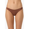 image:imageONEILL Womens Saltwater Solids Rockley Medium Bottoms  Medium Coverage Clean FinishCoconut Brown