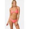 image:imageONEILL Womens Saltwater Solids Rockley Medium Bottoms  Medium Coverage Clean FinishFiery Coral