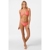 image:imageONEILL Womens Saltwater Solids Rockley Medium Bottoms  Medium Coverage Clean FinishFiery Coral