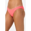 image:imageONEILL Womens Saltwater Solids Rockley Medium Bottoms  Medium Coverage Clean FinishFiery Coral