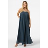 image:imageONEILL Womens Saltwater Solids Sai Maxi CoverUp Dress  Adjustable Straps Side SlitsSlate
