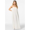 image:imageONEILL Womens Saltwater Solids Sai Maxi CoverUp Dress  Adjustable Straps Side SlitsWhite