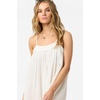 image:imageONEILL Womens Saltwater Solids Sai Maxi CoverUp Dress  Adjustable Straps Side SlitsWhite