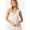 image:imageONEILL Womens Saltwater Solids Teddy Mini CoverUp Dress  Lightweight Crinkle Fabric Easy Swim LayeringVanilla