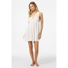 image:imageONEILL Womens Saltwater Solids Teddy Mini CoverUp Dress  Lightweight Crinkle Fabric Easy Swim LayeringVanilla