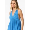 image:imageONEILL Womens Saltwater Solids Teddy Mini CoverUp Dress  Lightweight Crinkle Fabric Easy Swim LayeringXX Blu