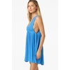 image:imageONEILL Womens Saltwater Solids Teddy Mini CoverUp Dress  Lightweight Crinkle Fabric Easy Swim LayeringXX Blu
