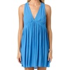 image:imageONEILL Womens Saltwater Solids Teddy Mini CoverUp Dress  Lightweight Crinkle Fabric Easy Swim LayeringXX Blu