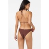 image:imageONEILL Womens Saltwater Solids Tidal Bralette Top  Adjustable Straps Removable CupsChocolate
