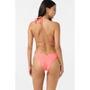 image:imageONEILL Womens Saltwater Solids Tidal Bralette Top  Adjustable Straps Removable CupsFiery Coral