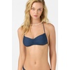 image:imageONEILL Womens Saltwater Solids Tidal Bralette Top  Adjustable Straps Removable CupsNavy