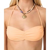 image:imageONEILL Womens Saltwater Solids Tidal Bralette Top  Adjustable Straps Removable CupsNeon Apricot Nectar