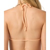 image:imageONEILL Womens Saltwater Solids Tidal Bralette Top  Adjustable Straps Removable CupsNeon Apricot Nectar