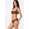 image:imageONEILL Womens Saltwater Solids Westwater Tank  Square Neck Adjustable StrapsChocolate