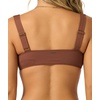 image:imageONEILL Womens Saltwater Solids Westwater Tank  Square Neck Adjustable StrapsCoconut Brown