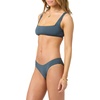 image:imageONEILL Womens Saltwater Solids Westwater Tank  Square Neck Adjustable StrapsSlate