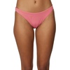 image:imageONEILL Womens Swim Saltwater Solids Flamenco Bott Cheeky Bikini Bottom Tea Rose XXL