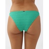 image:imageONEILL Womens Swim Saltwater Solids Texture Flame Cheeky Bikini Bottom Sky BlueGumdrop Green  Saltwater Solids Texture Flame