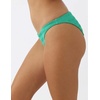 image:imageONEILL Womens Swim Saltwater Solids Texture Flame Cheeky Bikini Bottom Sky BlueGumdrop Green  Saltwater Solids Texture Flame