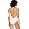 image:imageONeill Womens Salt Water Solids HiNeck One Piece Swimsuit Black LWhite