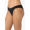 image:imageONeill Womens Saltwater Solids Blue Lagoon Full Bikini Bottoms  Wide Strap Full CoverageBlack