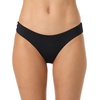 image:imageONeill Womens Saltwater Solids Blue Lagoon Full Bikini Bottoms  Wide Strap Full CoverageBlk