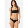 image:imageONeill Womens Saltwater Solids Blue Lagoon Full Bikini Bottoms  Wide Strap Full CoverageBlk