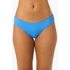 image:imageONeill Womens Saltwater Solids Blue Lagoon Full Bikini Bottoms  Wide Strap Full CoverageBlue
