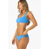 image:imageONeill Womens Saltwater Solids Blue Lagoon Full Bikini Bottoms  Wide Strap Full CoverageBlue