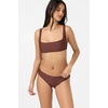 image:imageONeill Womens Saltwater Solids Blue Lagoon Full Bikini Bottoms  Wide Strap Full CoverageChocolate