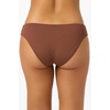 image:imageONeill Womens Saltwater Solids Blue Lagoon Full Bikini Bottoms  Wide Strap Full CoverageCoconut Brown
