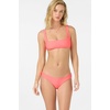 image:imageONeill Womens Saltwater Solids Blue Lagoon Full Bikini Bottoms  Wide Strap Full CoverageFiery Coral