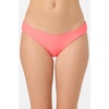 image:imageONeill Womens Saltwater Solids Blue Lagoon Full Bikini Bottoms  Wide Strap Full CoverageFiery Coral