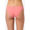 image:imageONeill Womens Saltwater Solids Blue Lagoon Full Bikini Bottoms  Wide Strap Full CoverageShell Pink