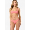 image:imageONeill Womens Saltwater Solids Blue Lagoon Full Bikini Bottoms  Wide Strap Full CoverageShell Pink