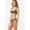 image:imageONeill Womens Saltwater Solids Blue Lagoon Full Bikini Bottoms  Wide Strap Full CoverageSlate