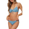 image:imageONeill Womens Underwire Bikini Swimsuit TopDark Cameo Blue  Avalon Saltwater Solids Top