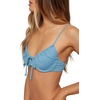 image:imageONeill Womens Underwire Bikini Swimsuit TopDark Cameo Blue  Avalon Saltwater Solids Top
