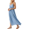 image:imageSALTWATER SOLIDS MEL MAXI SWIM COVERUPFaded Denim