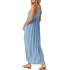 image:imageSALTWATER SOLIDS MEL MAXI SWIM COVERUPFaded Denim