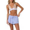 image:imageONEILL Womens Saltwater Solids Balboa 2 Elastic Boardshorts  QuickDry Stretch PullOn FitBlue Jelly
