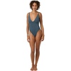 image:imageONEILL Womens Saltwater Solids Edgewater OnePiece SwimsuitSlate