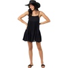 image:imageONEILL Womens Saltwater Solids Rilee Mini CoverUp Dress  Lightweight Crinkle Fabric Adjustable StrapsBlack