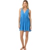 image:imageONEILL Womens Saltwater Solids Teddy Mini CoverUp Dress  Lightweight Crinkle Fabric Easy Swim LayeringXX Blu