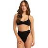 image:imageONEILL Womens Swim Saltwater Solids Max FullCoverage Bikini Bottom Black XXL